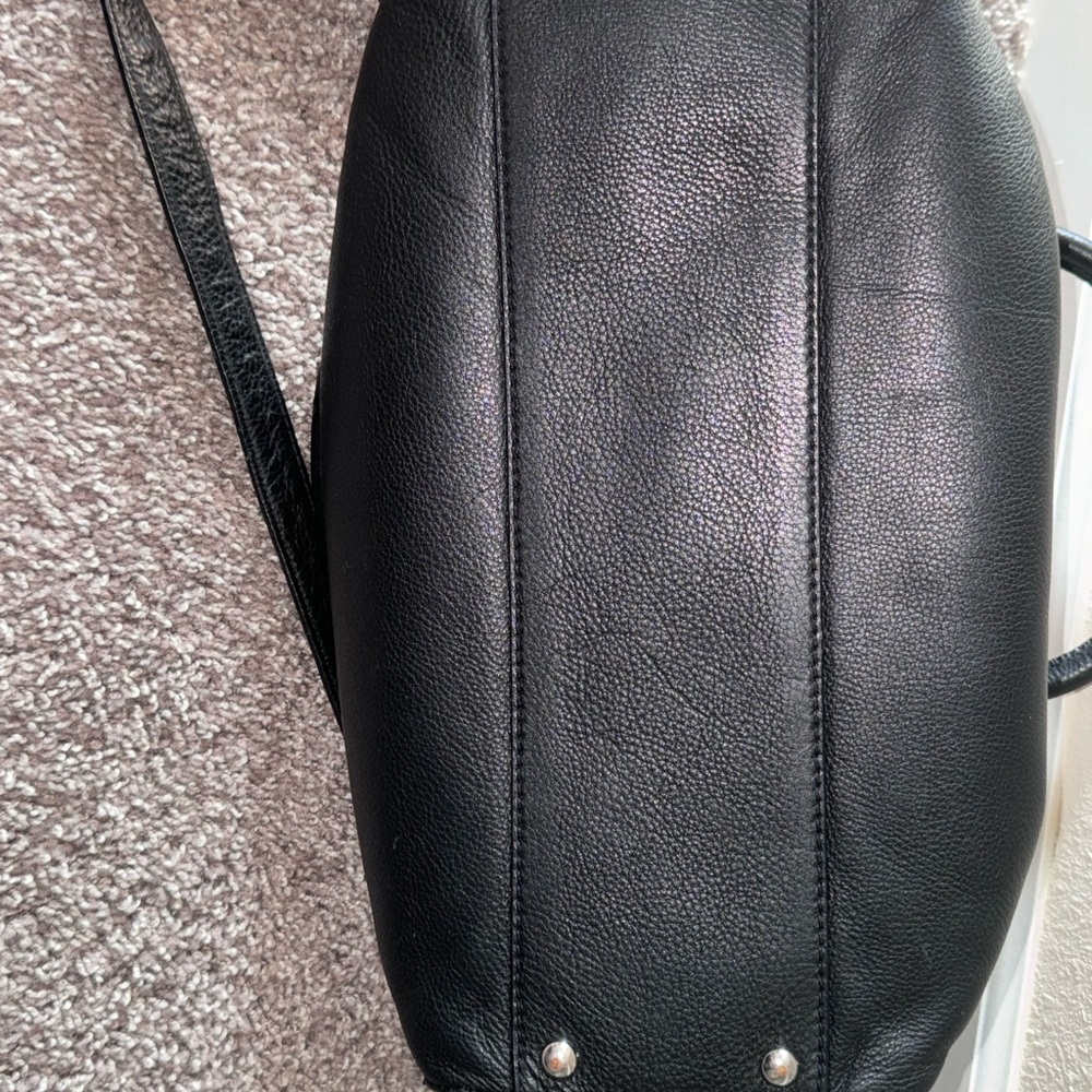 Michael Kors Black and Silver Satchel with Classic Design - Picture 6 of 6